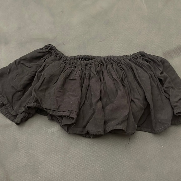 Crop top skirt drape top - Picture 1 of 3